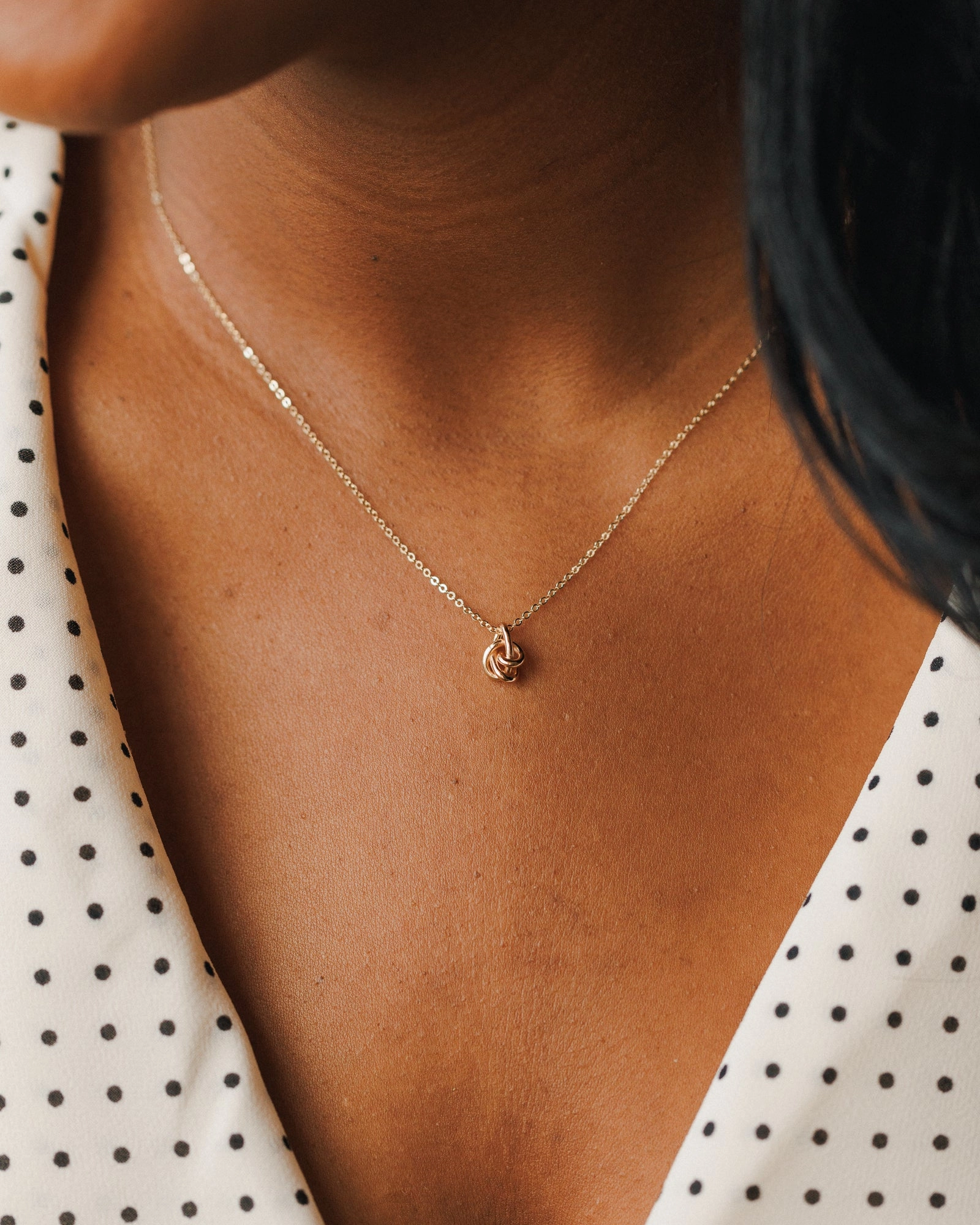 Stylish Man Eternal Knot Necklace