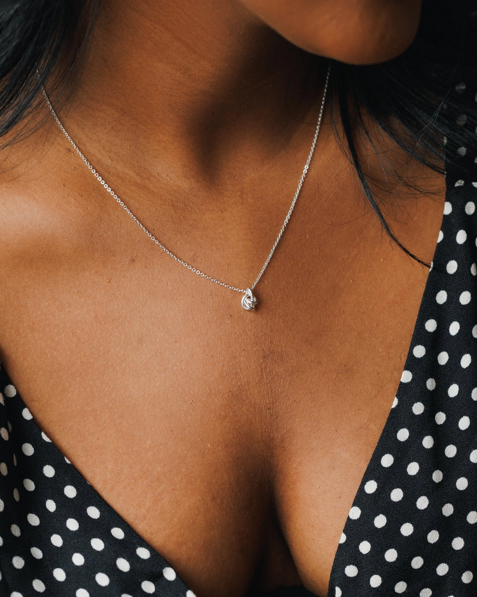 Moment Accessory Fashion Trend Eternal Knot Necklace