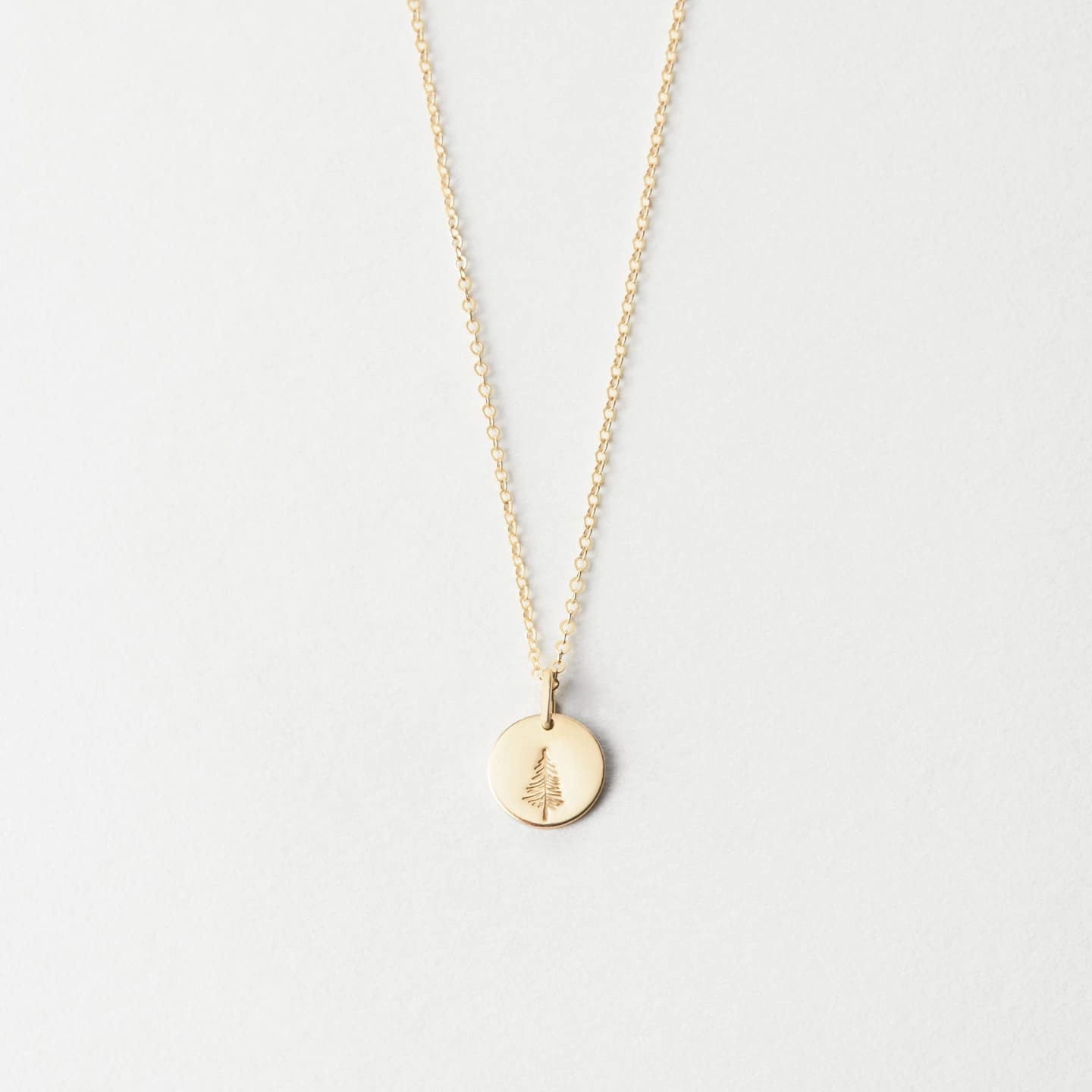 Evergreen Necklace Minimal Finish