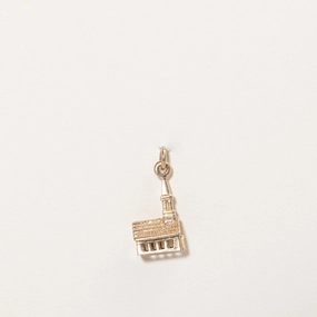 10k Yellow Gold Chapel Charm Bold Spark Luxury Feel
