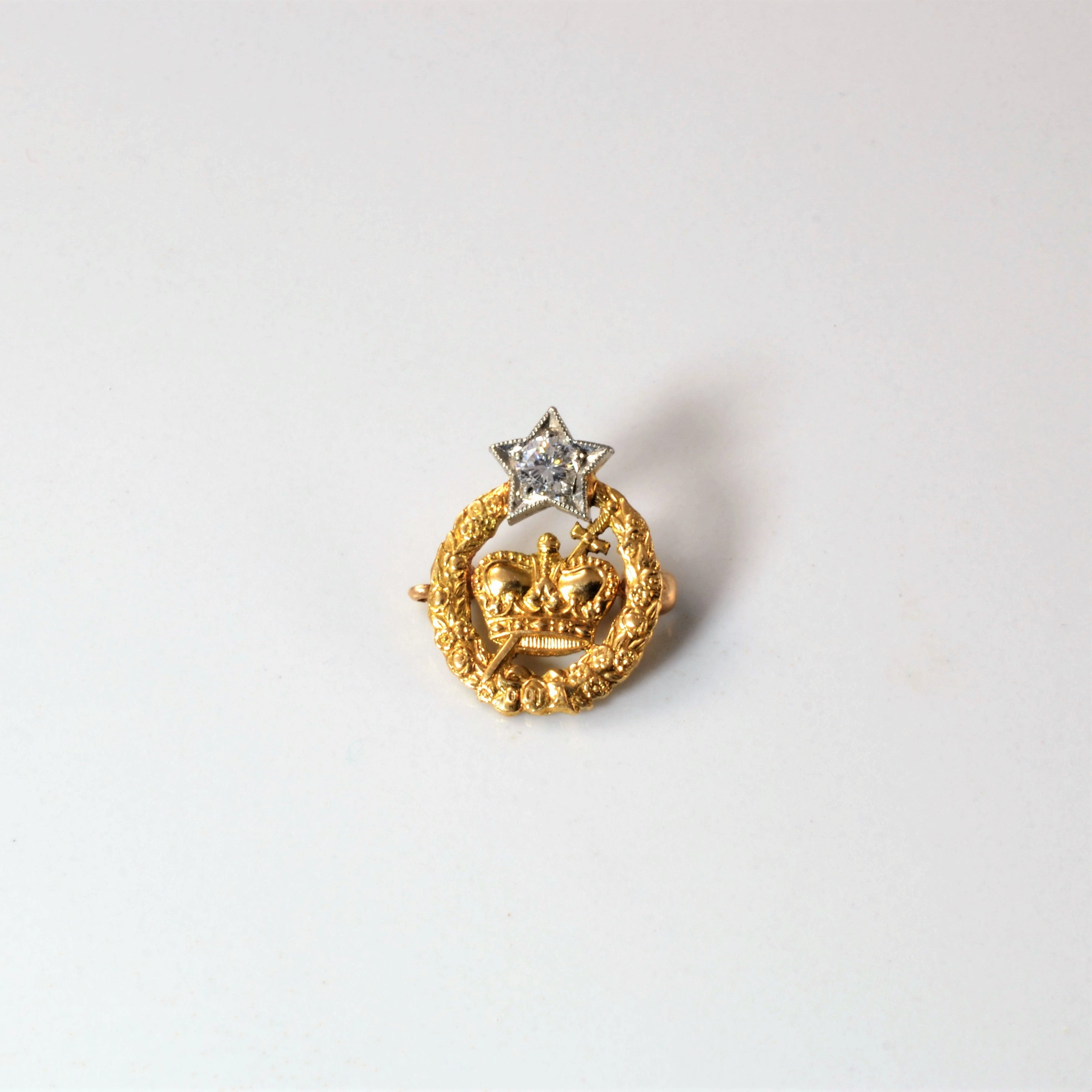 Edwardian Era Order of the Amaranth Pin | 0.10ct | Custom pieces