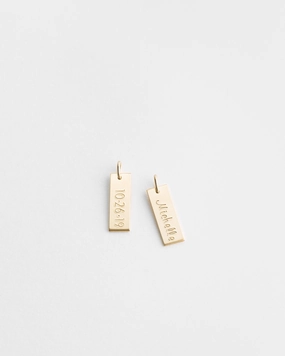 Extra Monaco Tag - 5.5x16mm (etsy) Sleek Profile Winter Accent