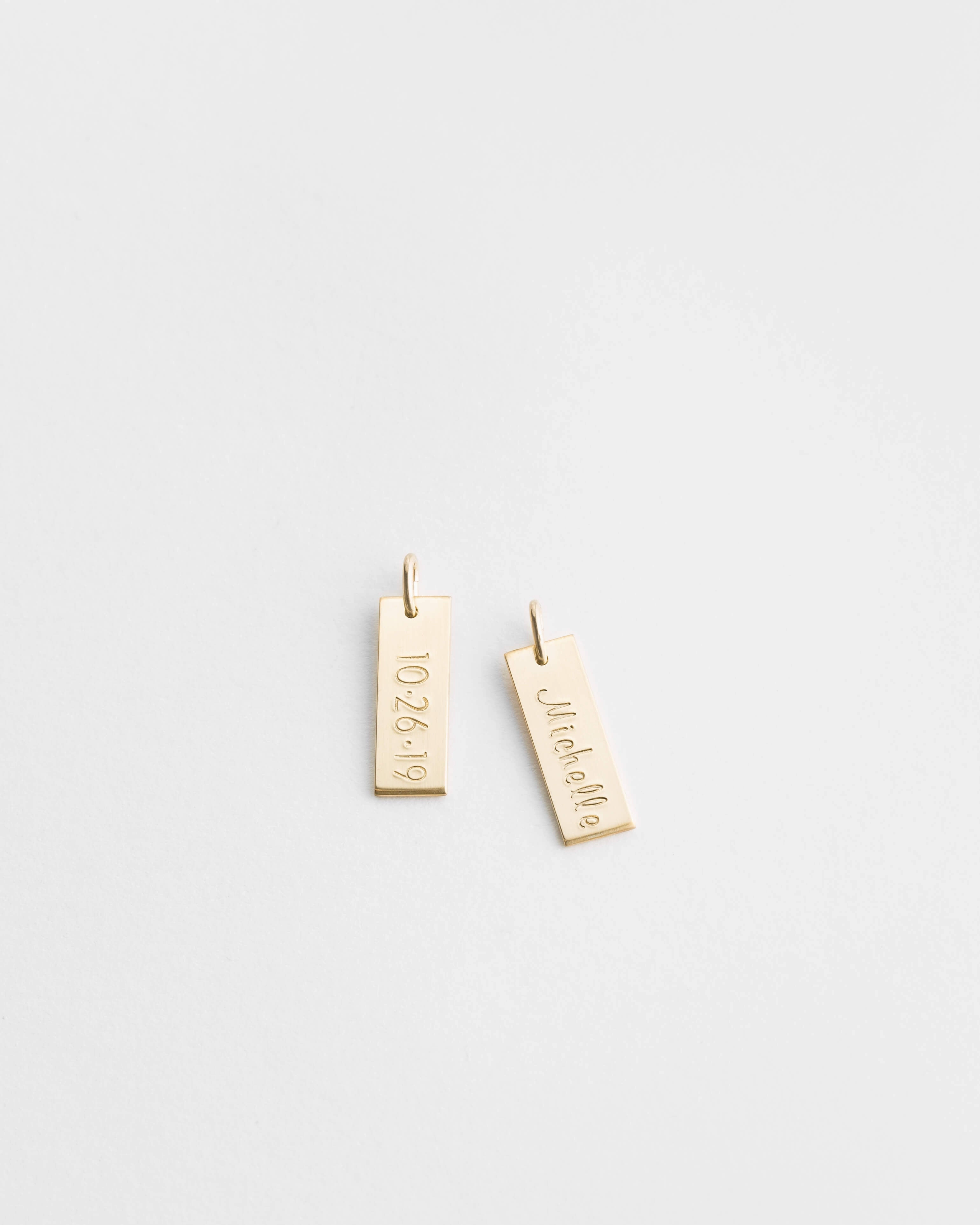 Shiny Design Extra Monaco Tag - 5.5x16mm (etsy)