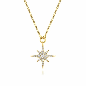 Starburst Moissanite Pendant Necklace Casual Elegance