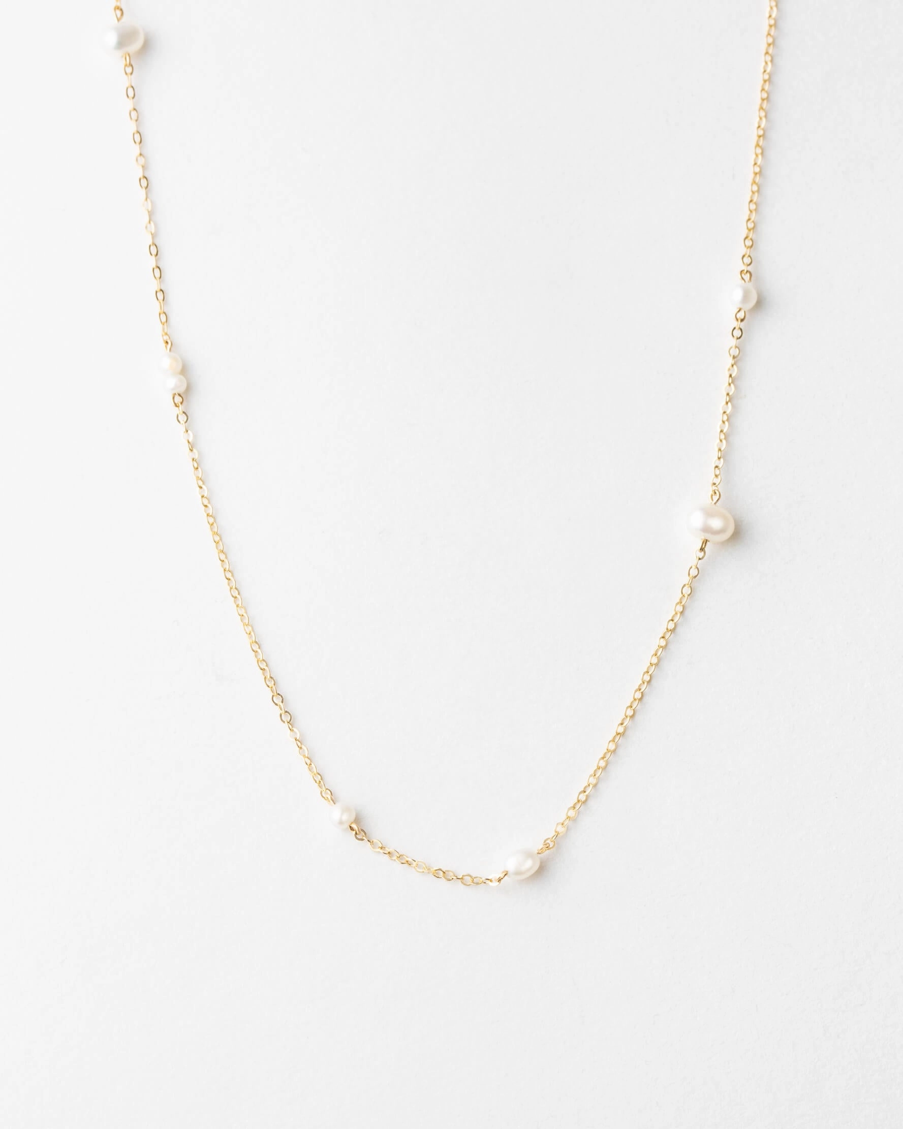 Floating Pearl Necklace Office Gift