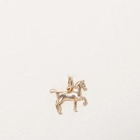 10k Yellow Gold Horse Charm All Time