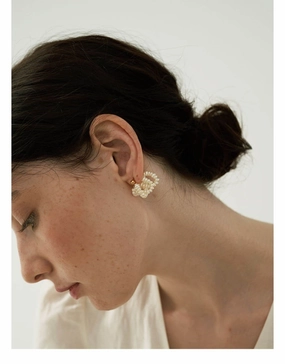 French Freshwater Pearl Strands Hoop Earring Luxe Pick Sophisticated Design