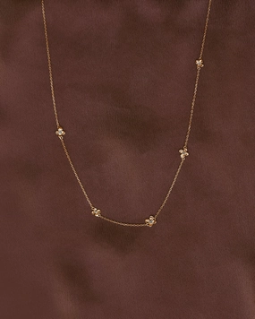 fashion charm Midnight Blossom Necklace