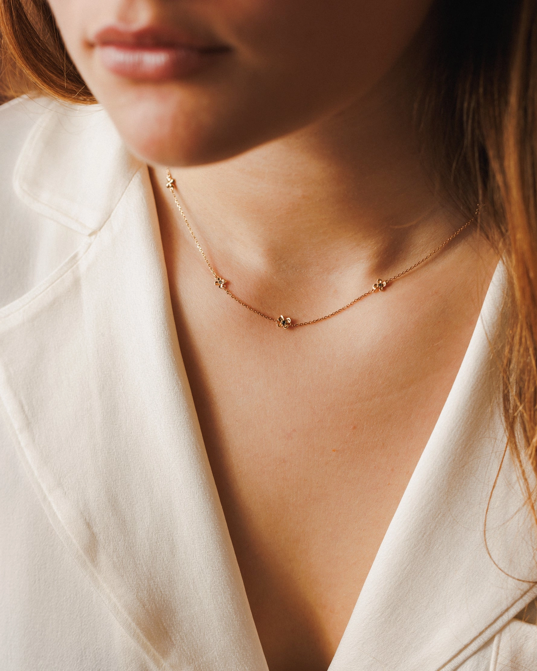 Midnight Blossom Necklace Luminous Shine