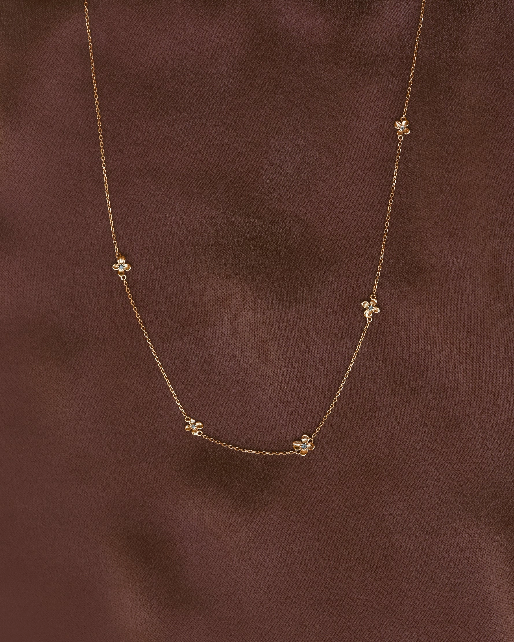 fashion charm Midnight Blossom Necklace