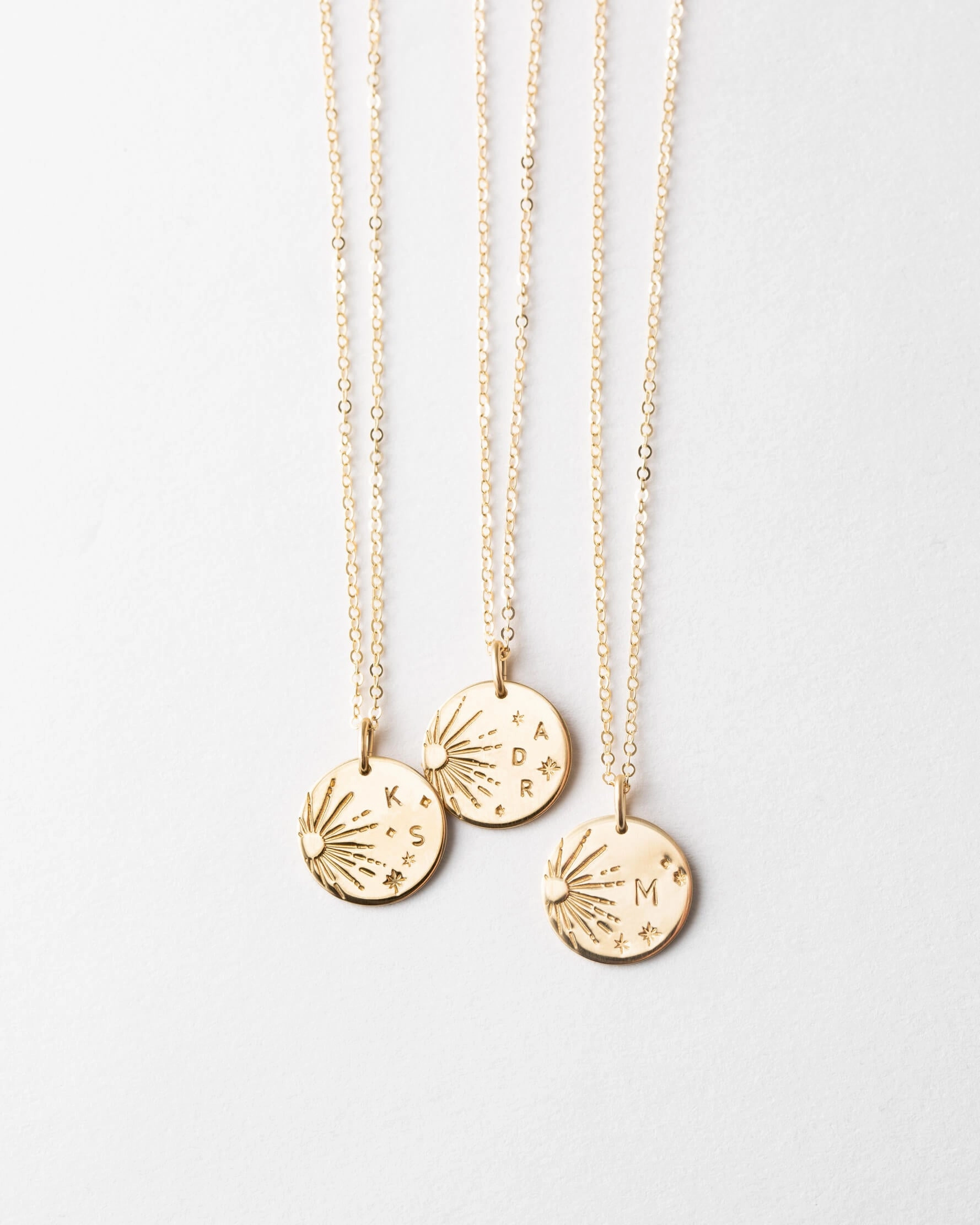 Galaxy Initial Necklace Brunch Date