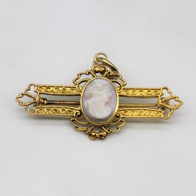 Cameo Brooch/Pendant | Neutral Mood