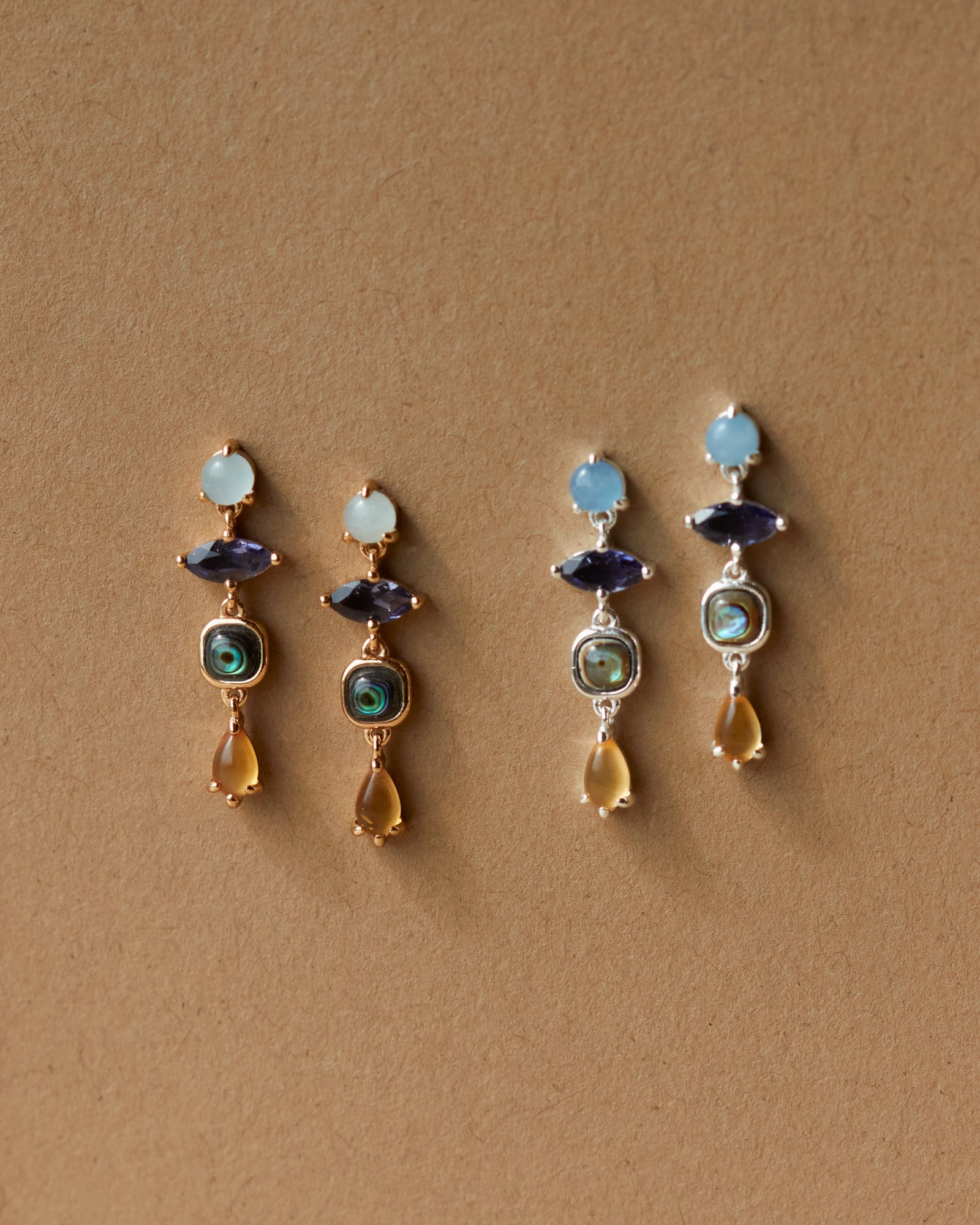 Statement Vibe Bridesmaid Gift Golden Coast Earrings