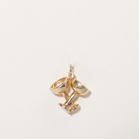 Breezy Look 10k Yellow Gold Chalice Charm