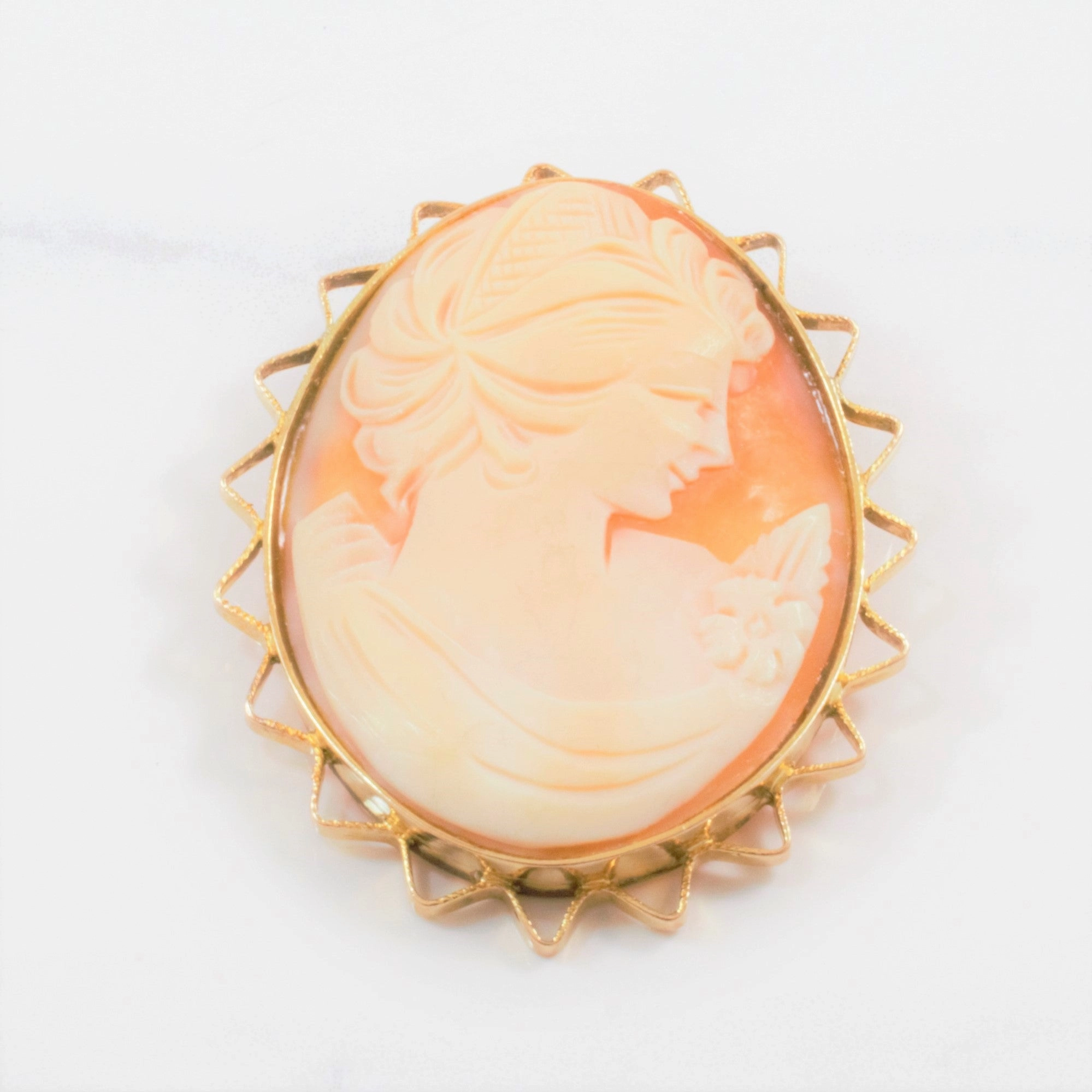 Convertible Cameo Pendant Brooch Circa 1930's Bridesmaid Gift