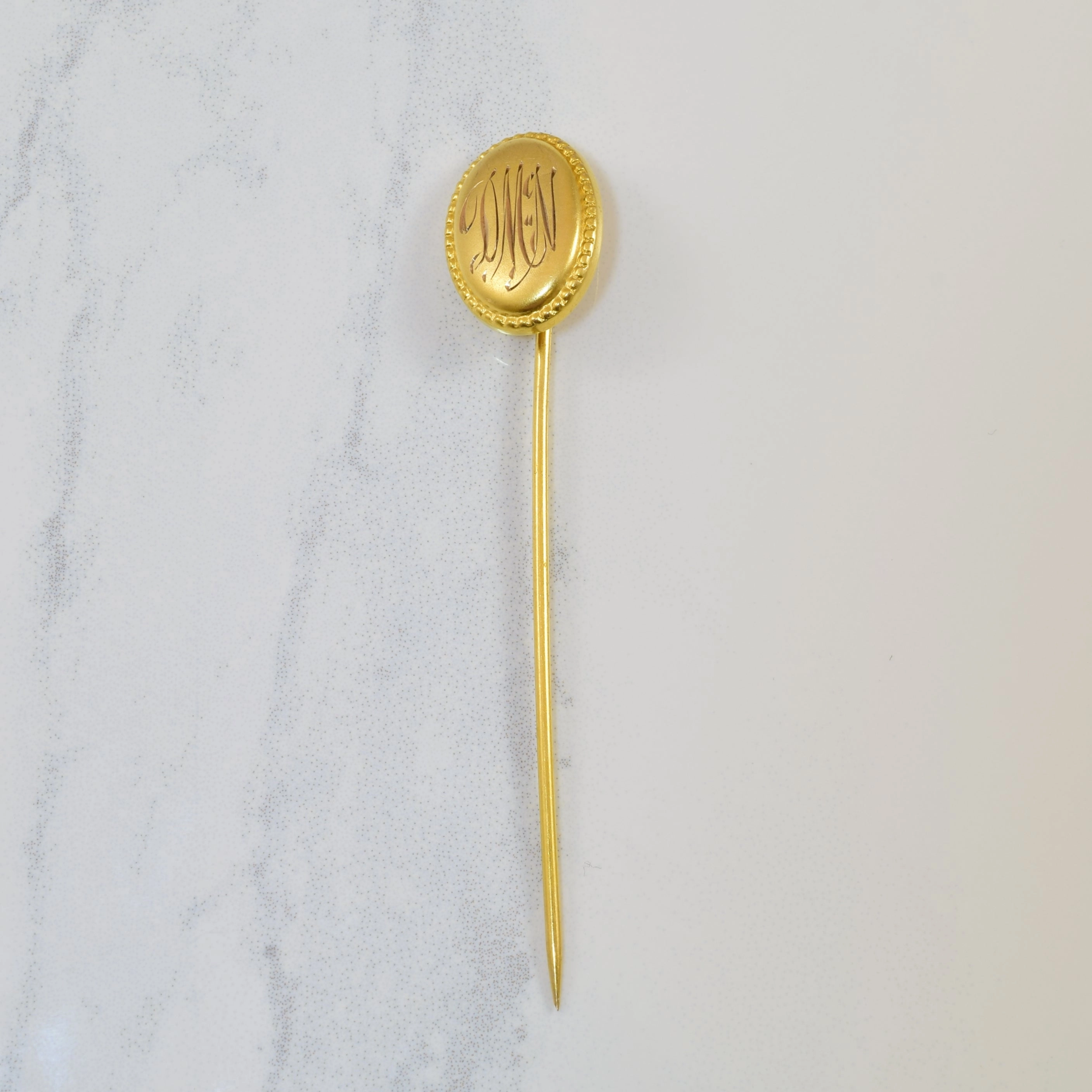 Luxury Spark DMN' Initial Pin |