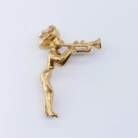 Fine Detail 14k Mariachi Band Charm