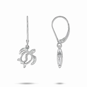 Honu Yin Yang Earrings in Sterling Silver - 13mm Luxury Touch Design Refined Vibe