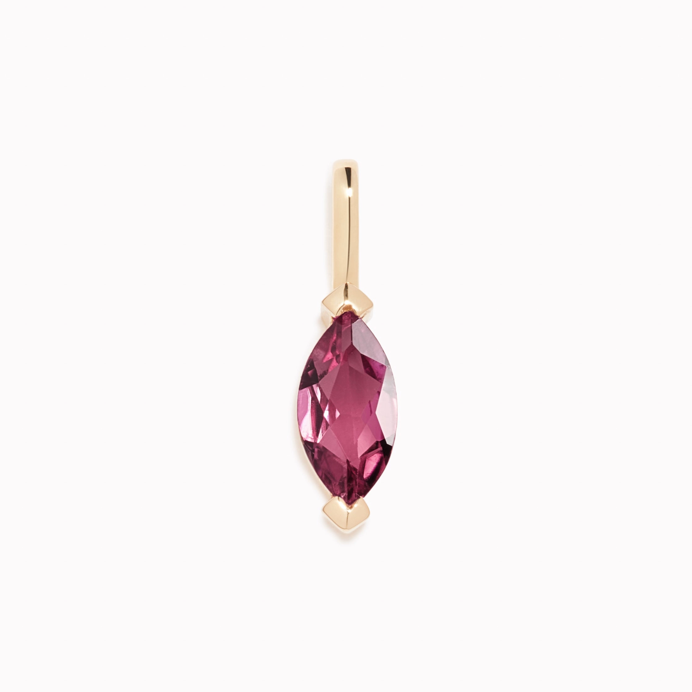 Radiant Craft July Birthstone Pendant 14k Gold - Pink Tourmaline