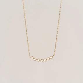 Glamorous Edge daily pick June Birthstone Necklace 14k Gold - Mother of Pearl