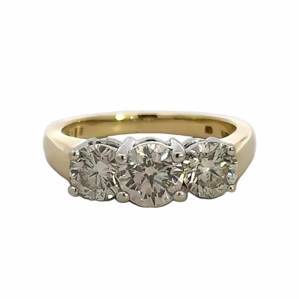 Kirkland Jewelry Estate | 14K Two-Tone Gold Engagement Ring All Day Spark