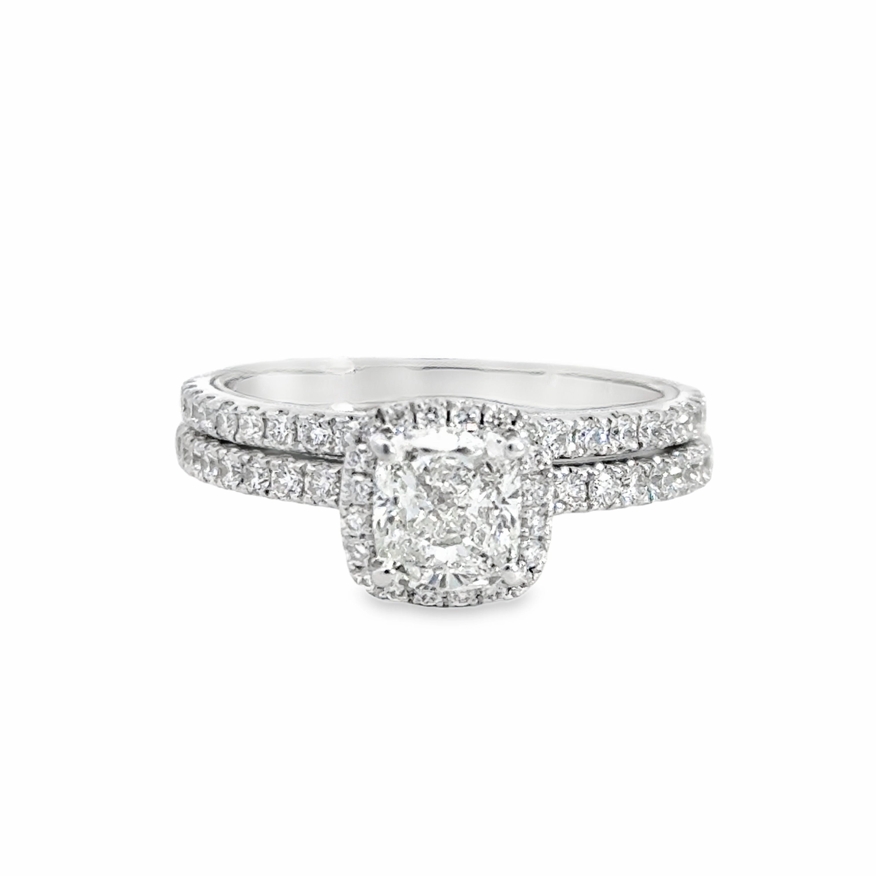 Kirkland Jewelry Estate | 14K White Gold Neil Lane Diamond Ring Set Vogue Feature