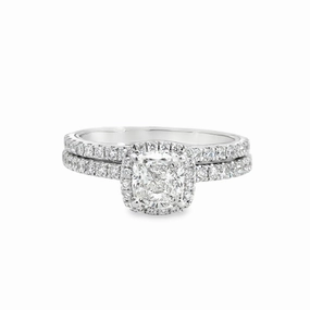 Kirkland Jewelry Estate | 14K White Gold Neil Lane Diamond Ring Set Vogue Feature