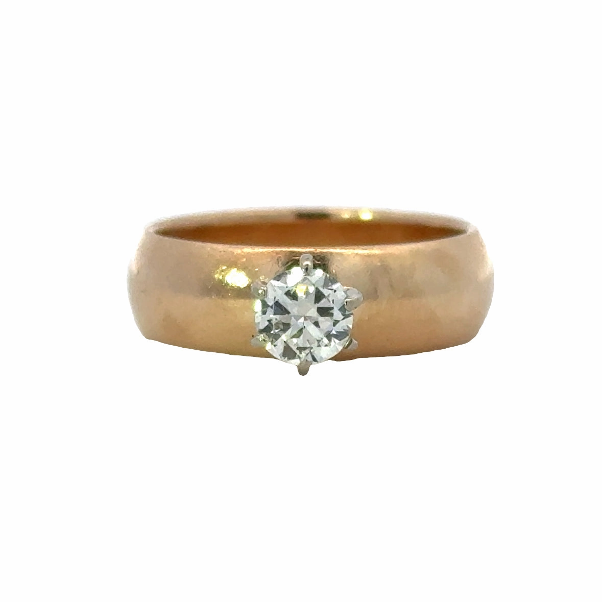 Accent Style youth choice Kirkland Jewelry Estate | 14K Yellow Gold Diamond Solitaire Band
