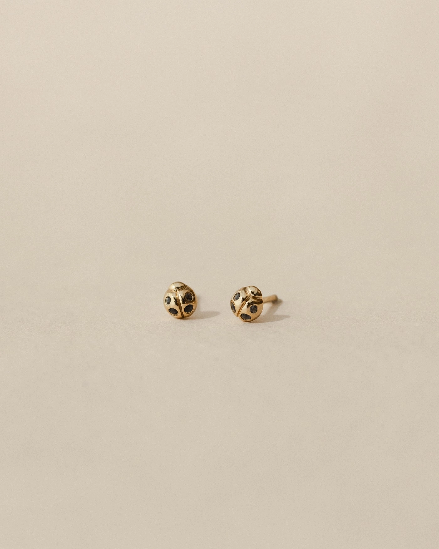 Ladybug Studs Glam Effect Glamorous touch