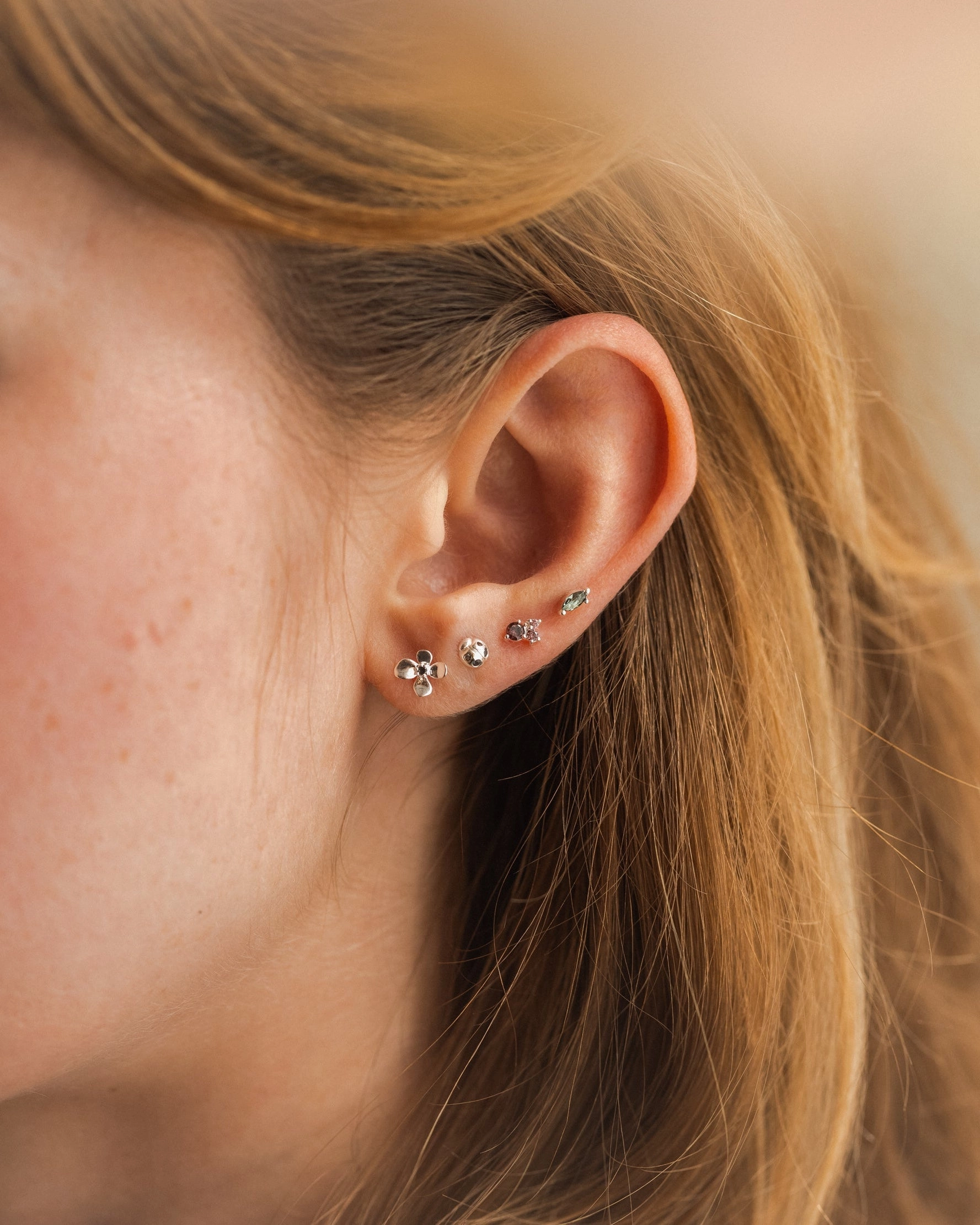 Pure Accent Ladybug Studs