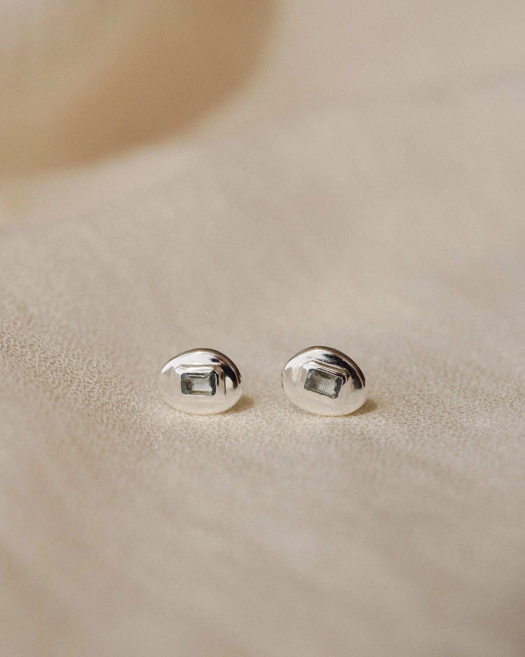 Refined Aesthetic Lagoon Gem Studs