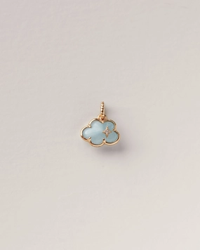 Outdoor Fun Aquamarine Cloud Charm