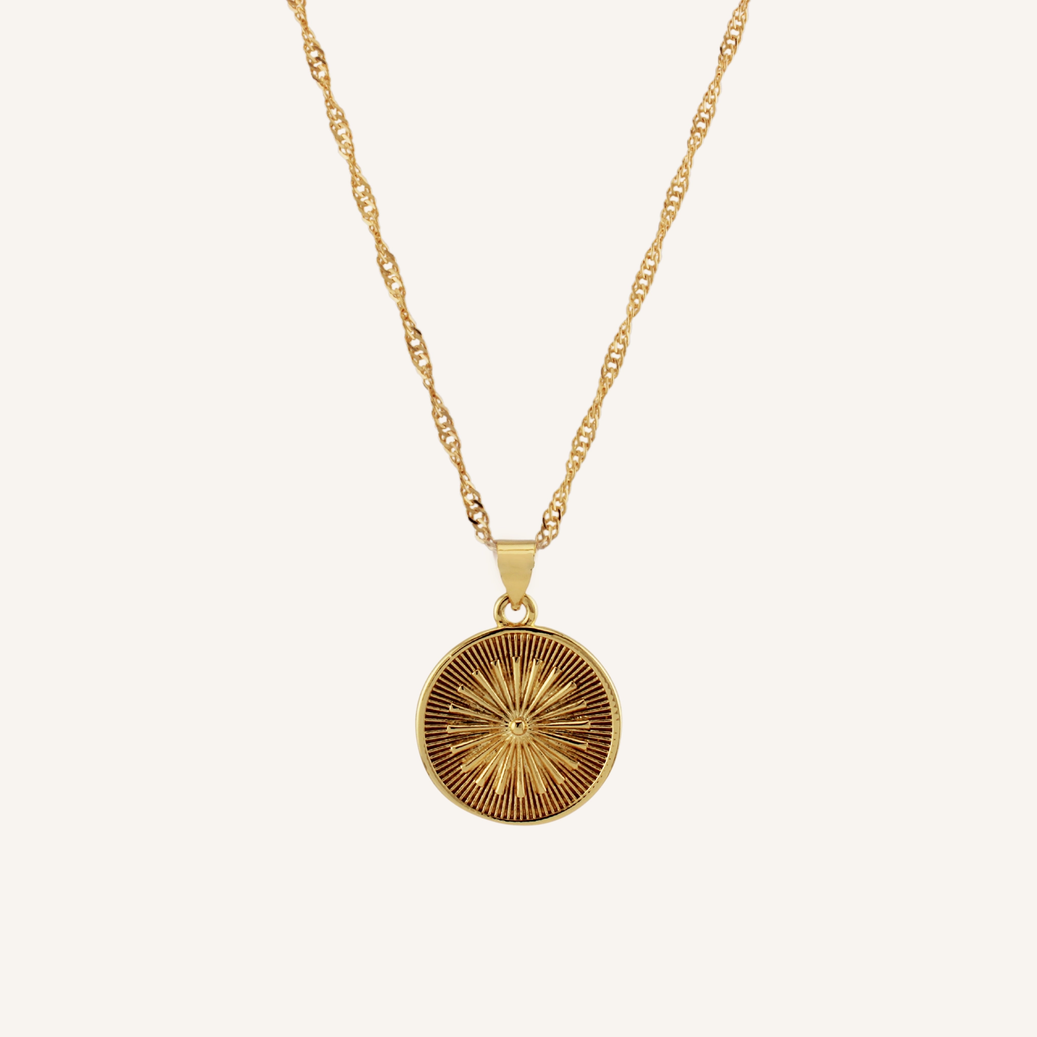 LIV MEDALLION COIN NECKLACE Fresh Finish