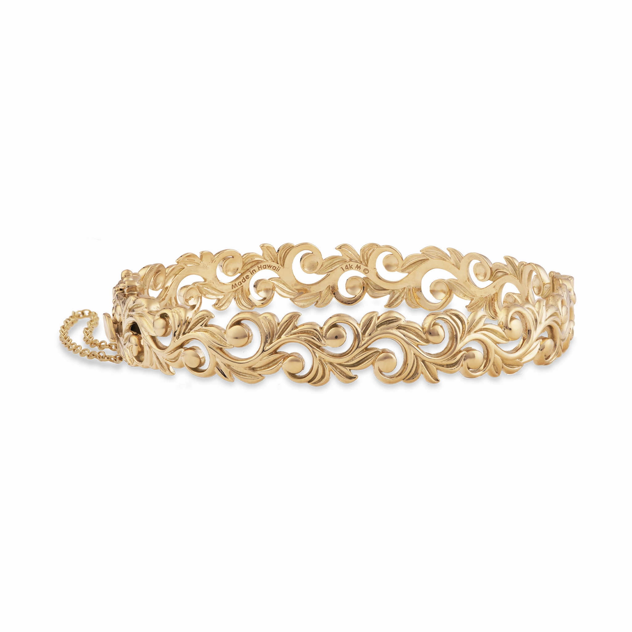 Delicate Vibe Casual Chic Living Heirloom Hinge Bracelet in Gold - 10mm
