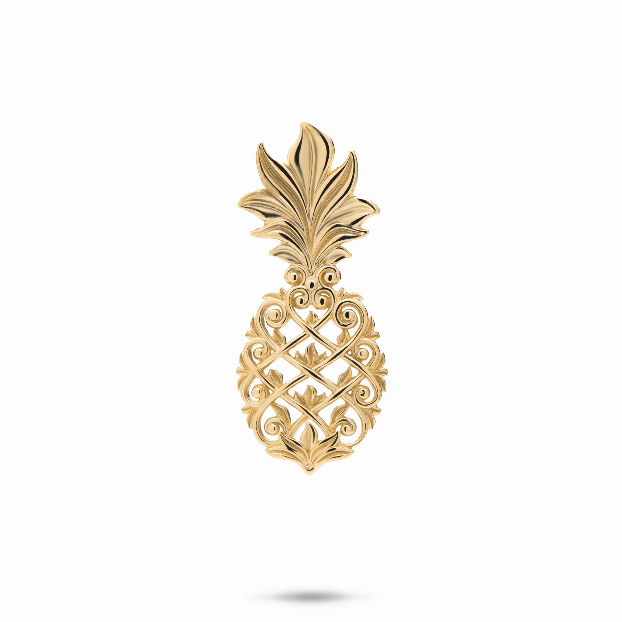 Living Heirloom Pineapple Pendant in Gold - 30mm Brilliant Sparkle