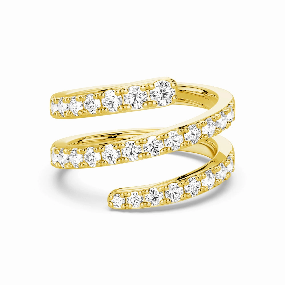 Celebration Ready Triple Band Lab Grown Diamond Ring