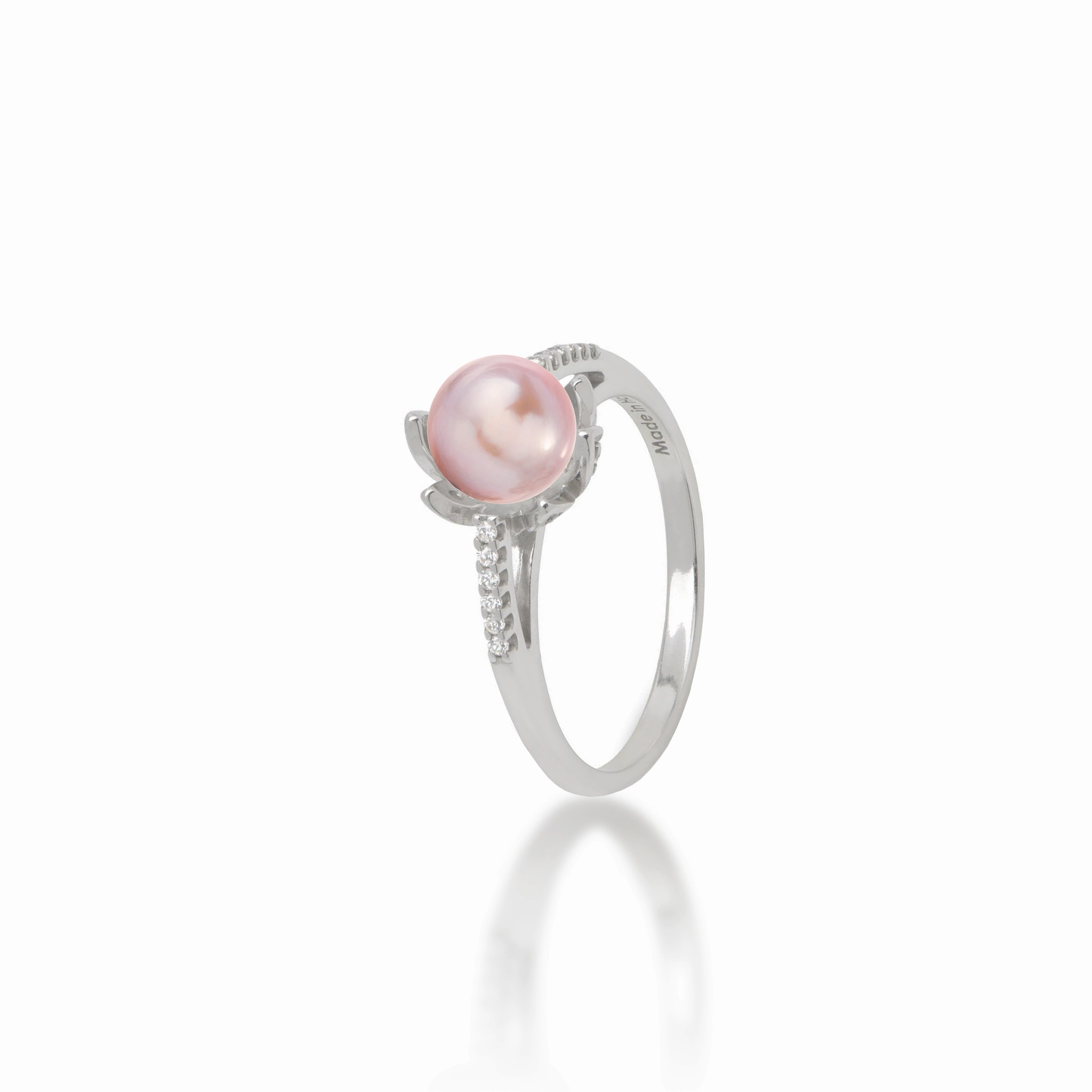 Radiant Sparkle Pick A Pearl Pua Ring in Sterling Silver with Cubic Zirconia