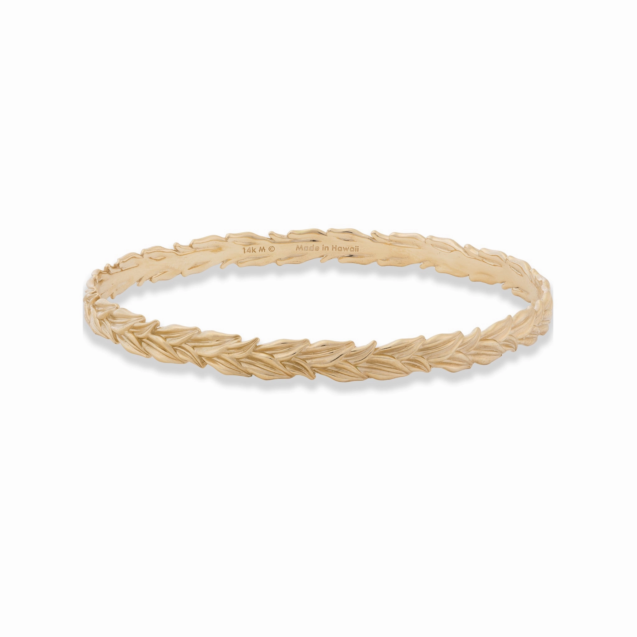 Ethereal Accent Elegant Layer Maile Bracelet in Gold - 6mm