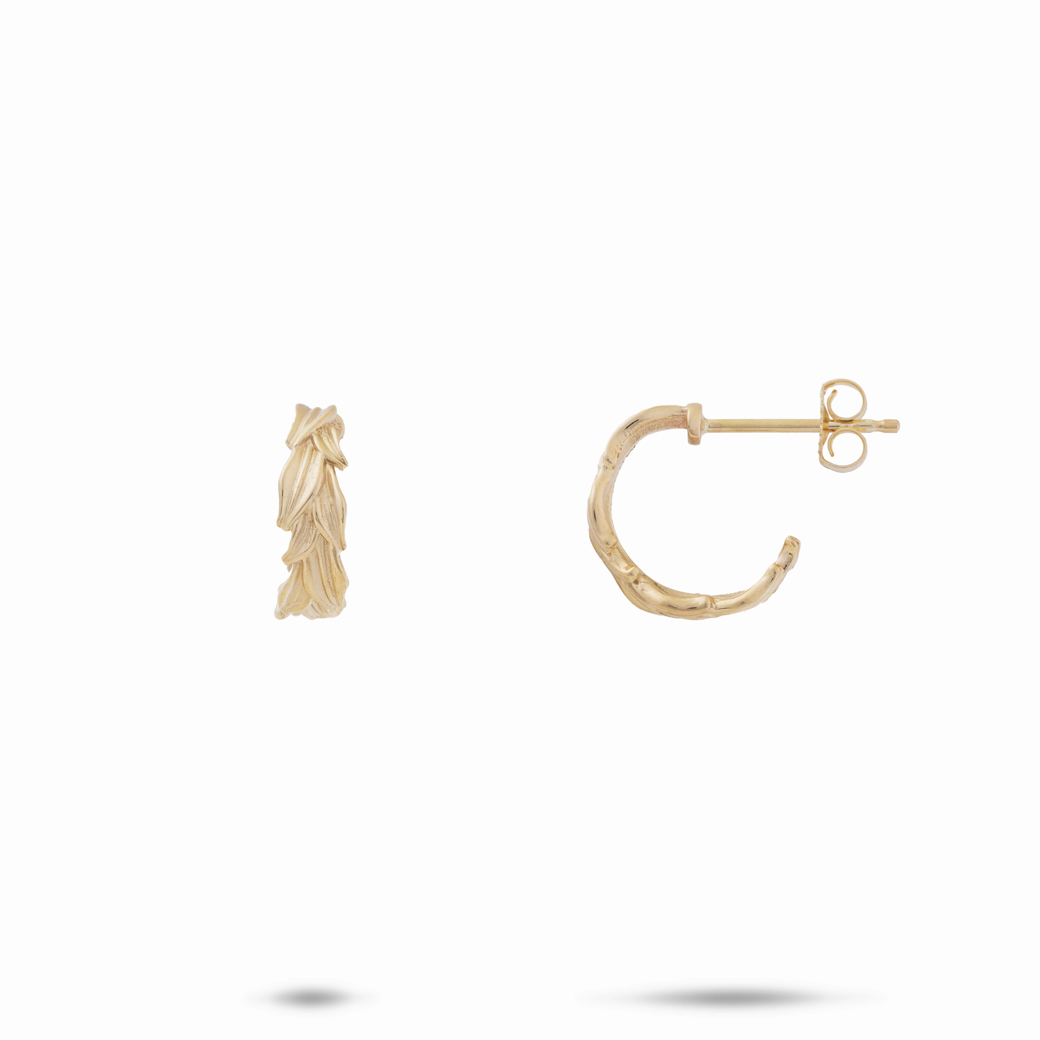 Graceful Glow Effortless Design Maile Earrings in Gold - 11mm