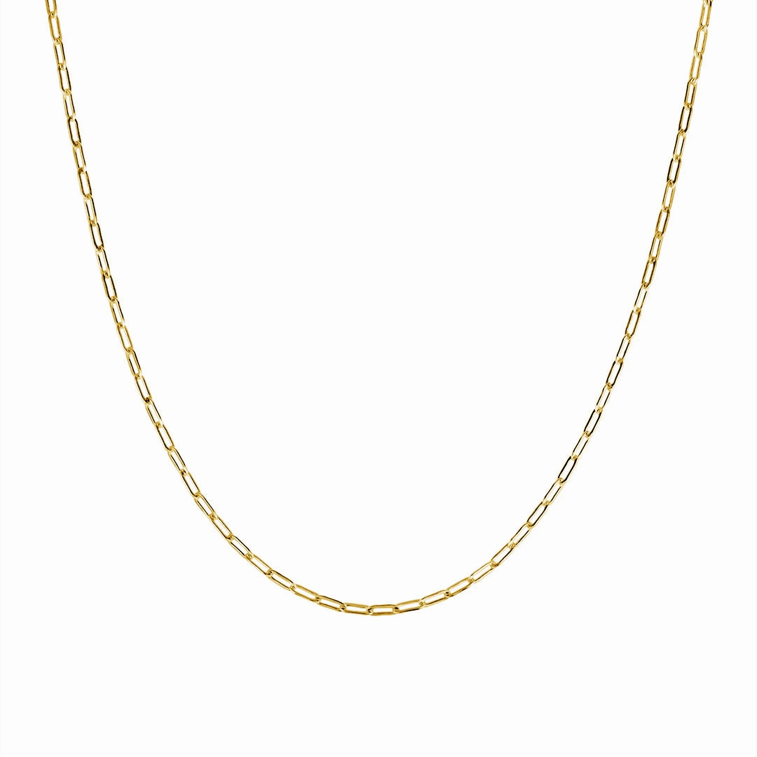 Trendy Feel Minimalist Paperclip Chain Necklace