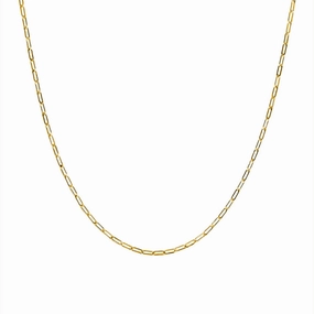 Trendy Feel Minimalist Paperclip Chain Necklace