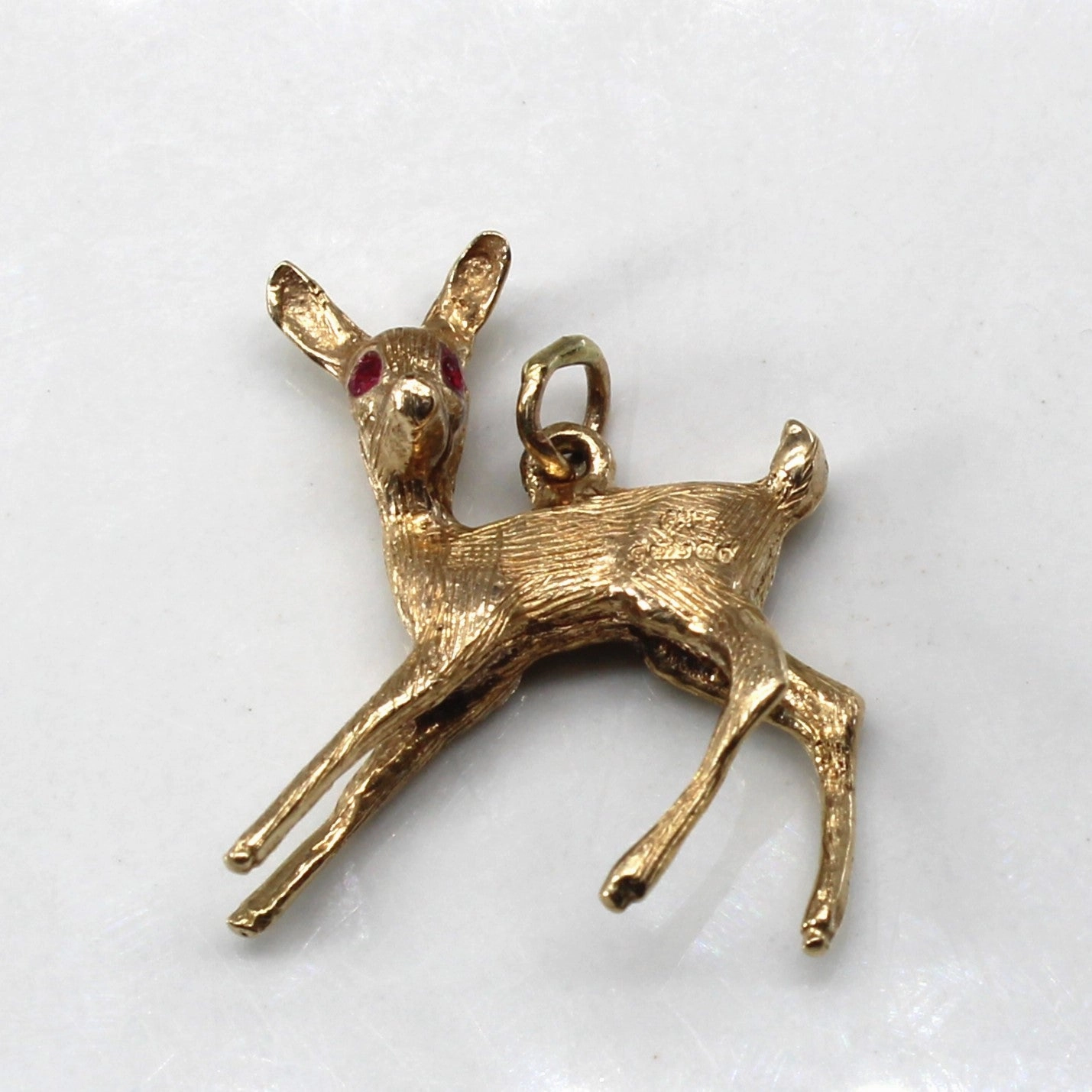 1967 London 10k Gold Deer Pendant Refined Shine Effortless Shine