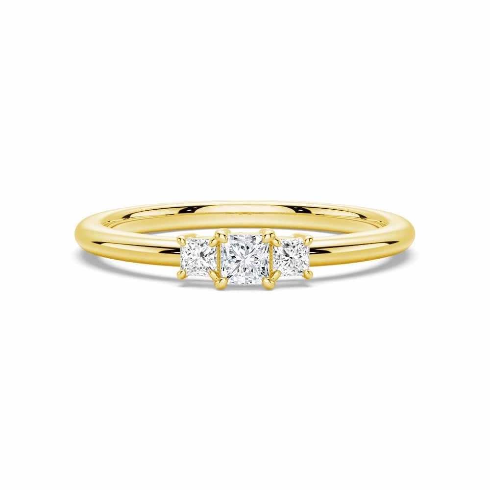 Charming Finish True Love Princess Lab Grown Diamond Promise Ring