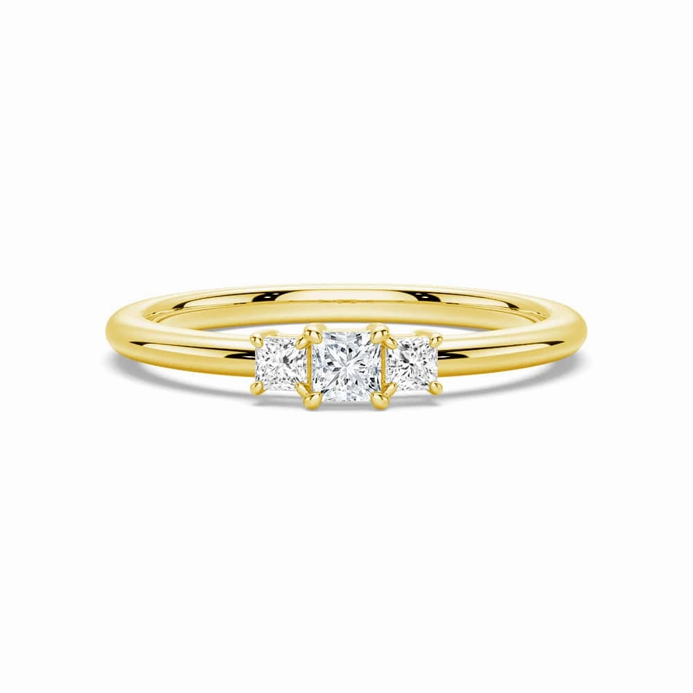 True Love Princess Lab Grown Diamond Promise Ring Glamorous Appeal Street Style