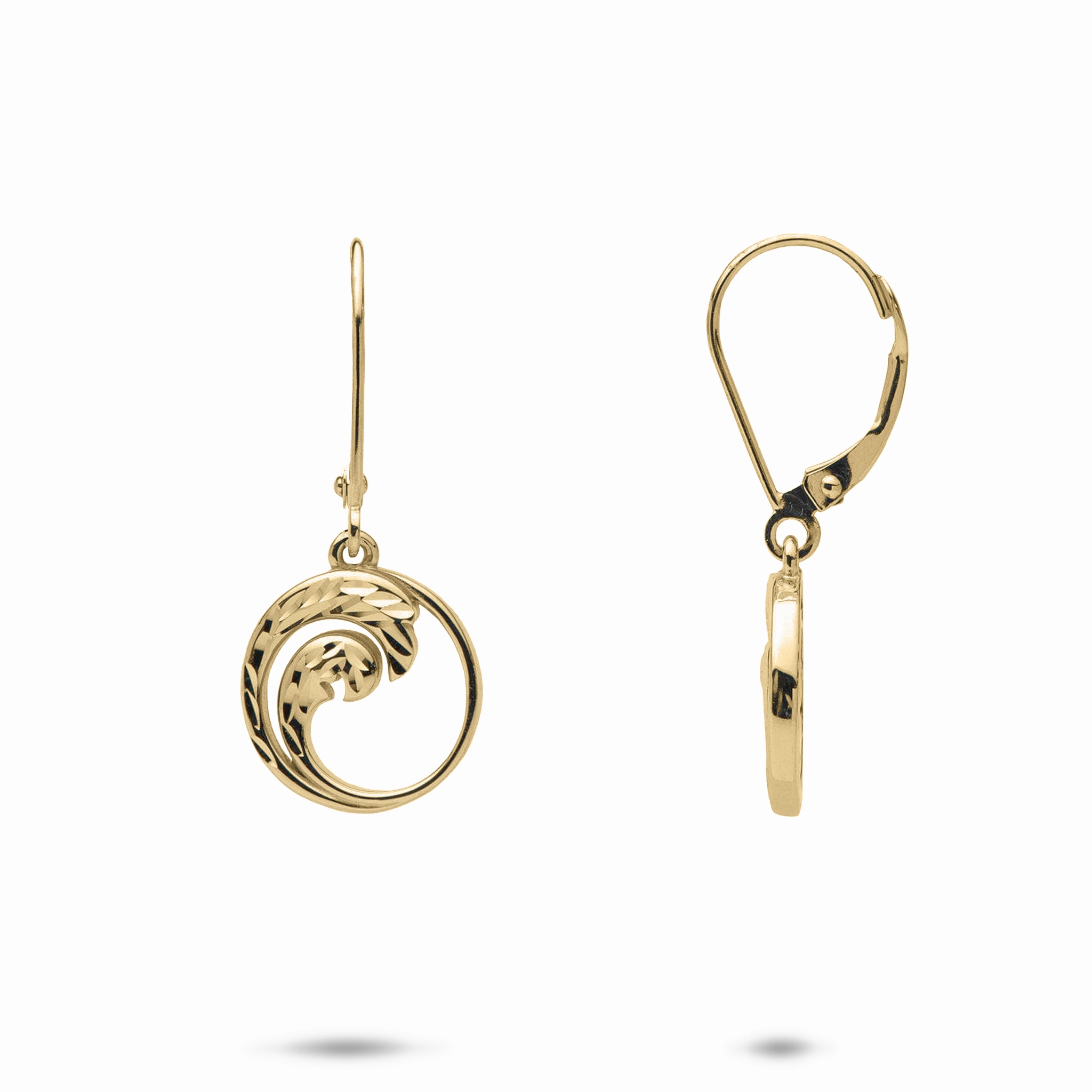 Daytime Shine Nalu Earrings in Gold - 12mm