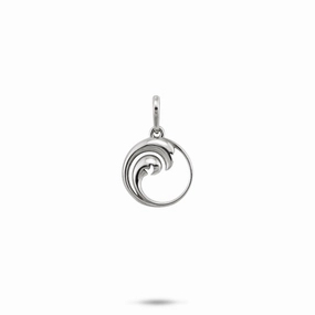 Romantic Event Nalu Pendant / Charm in Sterling Silver - 12mm