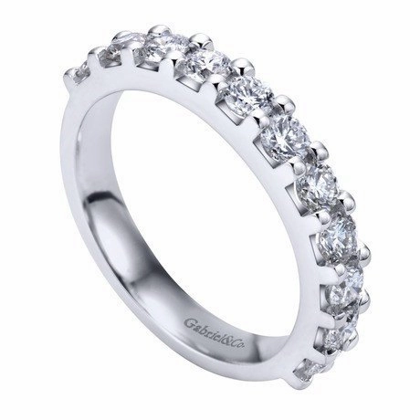 Low-Cost Object Pave Diamond Band 1.00 Cttw 14K White Gold | Mullen Jewelers