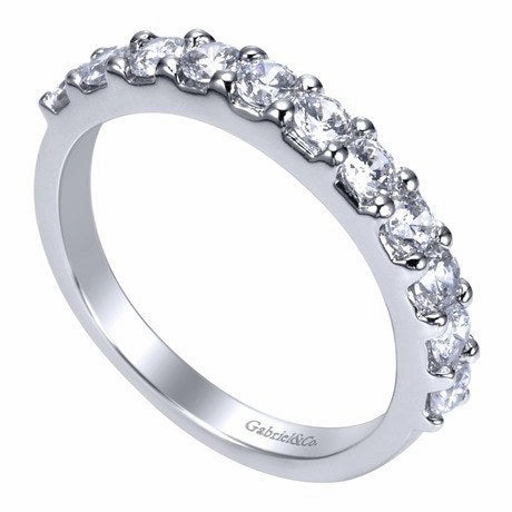 Pave Diamond Band .75 Cttw 14K White Gold | Mullen Jewelers Exquisite Ornament Elegant Trinket