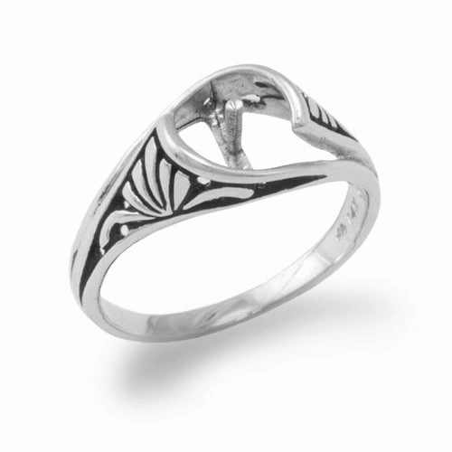 Pick A Pearl Enamel Ring in White Gold Timeless Highlight