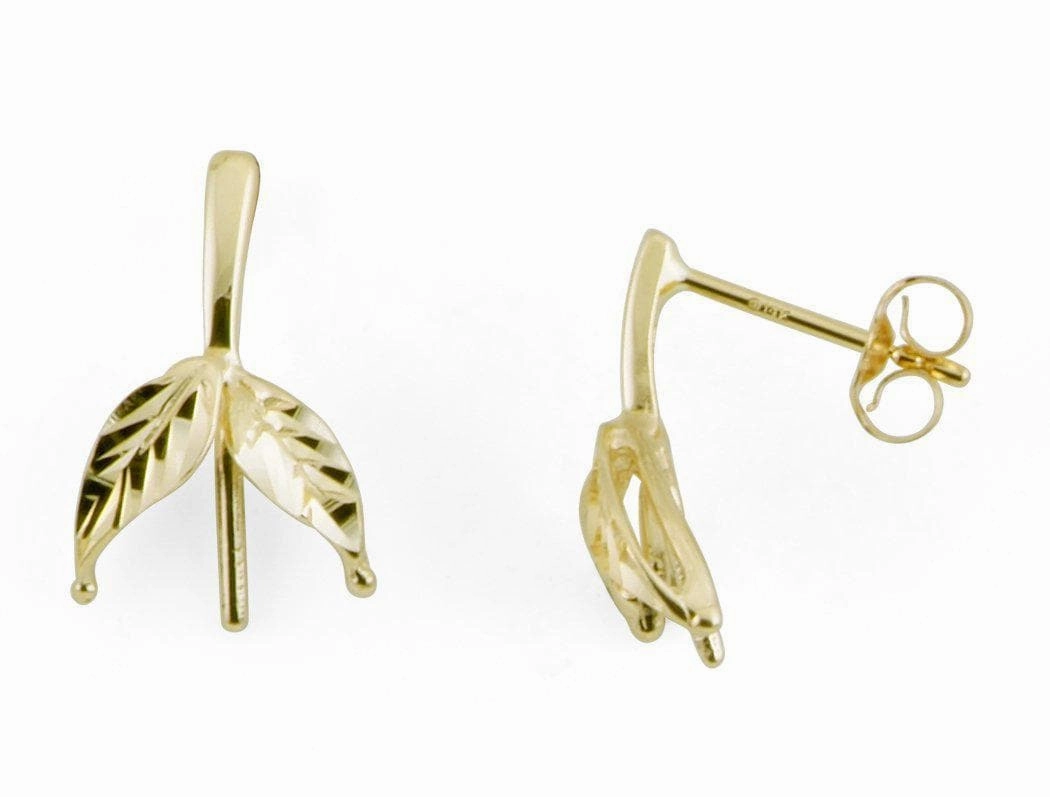 Pick A Pearl Maile Earrings in Gold Stunning Finish Wedding Look